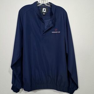 FootJoy Windbreaker FJ Lightweight Pullover Jacket Salesmanship Club Navy